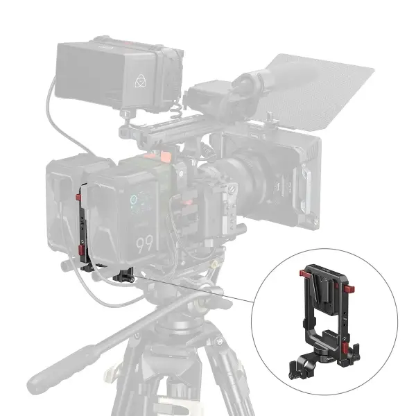 Площадка SmallRig 6273 с двумя аккумуляторами на камере