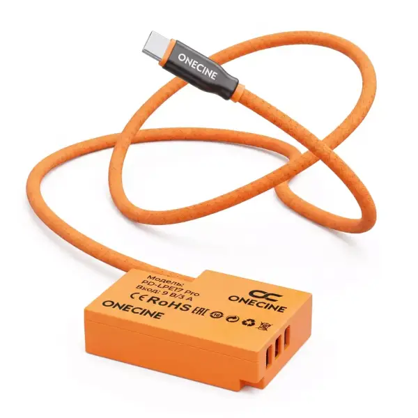 Кабель питания Onecine USB PD-LPE17 Pro для камер Canon R8, R10, R50, R100, RP, 77D, 850D