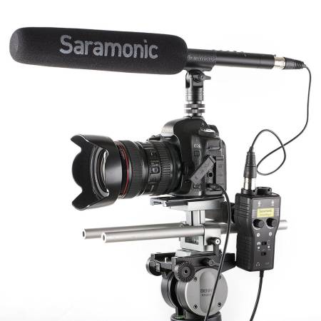 Аудио адаптер двухканальный Saramonic SmartRig+ для подключения XLR микрофонов к телефону