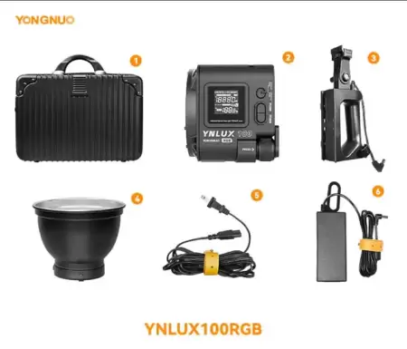 Студийный свет Yongnuo YNLUX100 RGB KIT Студийный свет Yongnuo YNLUX100 RGB KIT