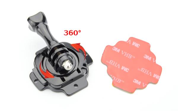 Самоклеющееся поворотное крепление 360 для gopro