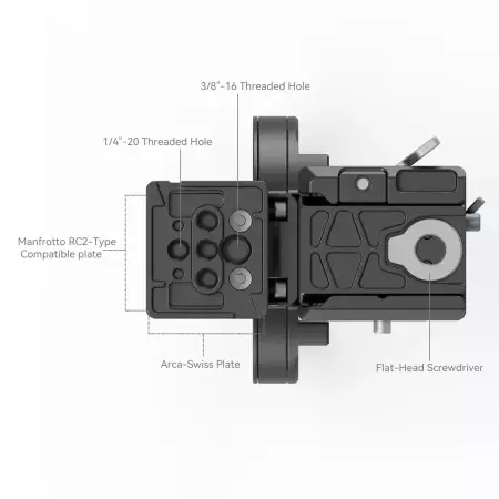 Площадка поворотная SmallRig Rotatable Horizontal-to-Vertical Mount Plate Kit для некоторых камер Nikon Z 4306