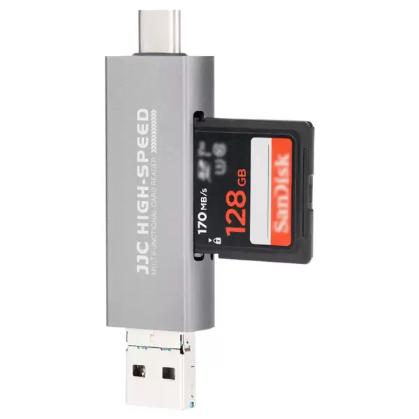 Картридер JJC CR-UCL1 GRAY USB 2.0