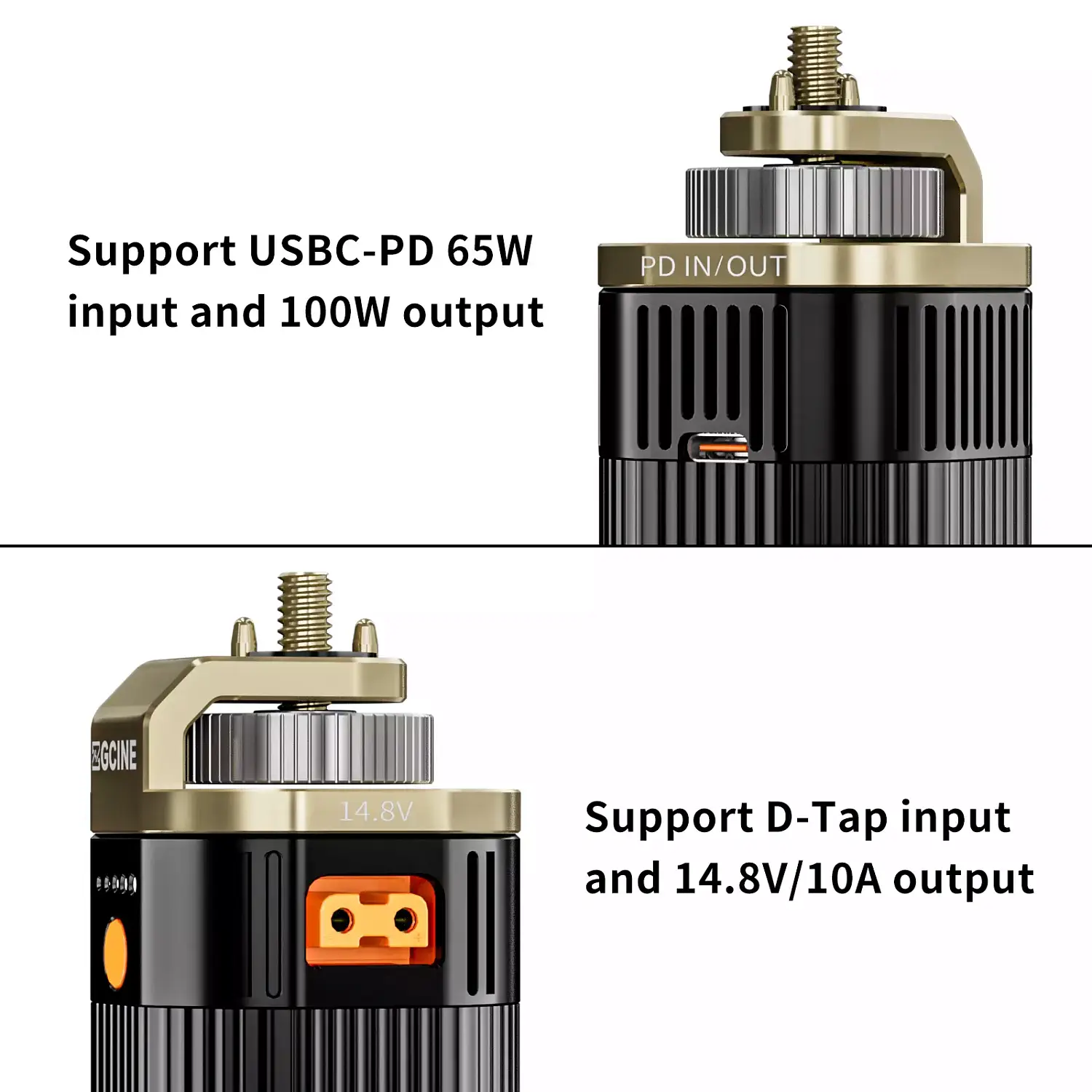 Аккумуляторная ручка ZGCINE ZG-H90 DTAP 90W