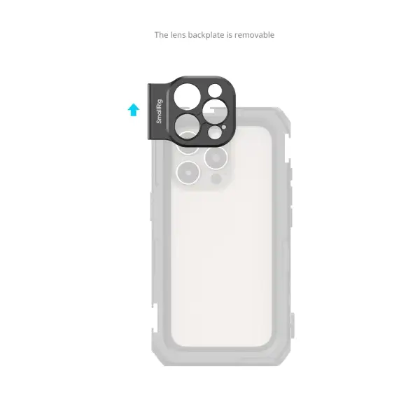 Задняя панель объектива SmallRig 17 мм для клетки iPhone 16 Series Cage 5009