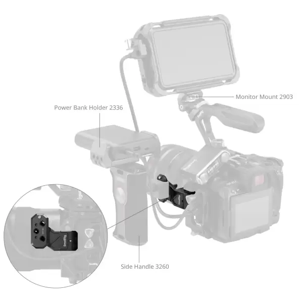 Удлинитель боковой ручки SmallRig NATO 4458 Удлинитель боковой ручки SmallRig NATO 4458