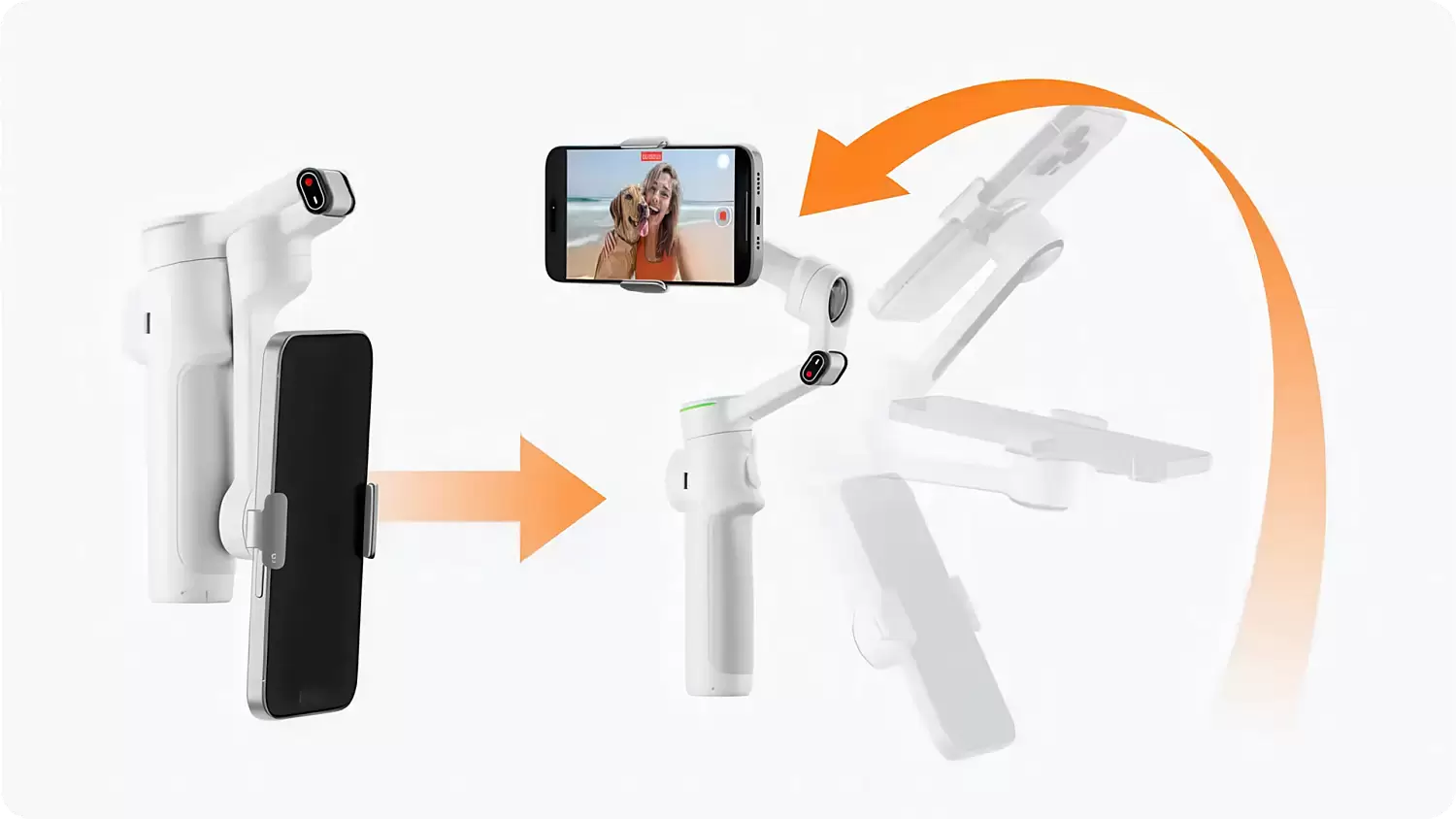 Стедикам Insta360 Flow 2 Pro для телефона Стедикам Insta360 Flow 2 Pro для телефона