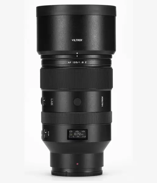 Объектив Viltrox AF 135 мм F1.8 Z LAB Full Frame для Nikon Z с блендой Объектив Viltrox AF 135 мм F1.8 Z LAB Full Frame для Nikon Z с блендой