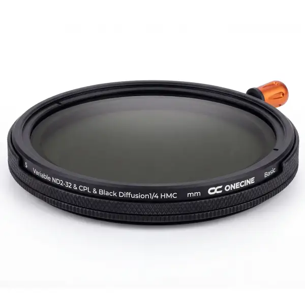 Светофильтр 3в1 OneCine Basic CPL, ND2-32, Black Diffusion 1/4 для объектива 77 мм