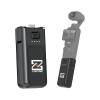 Батарейная ручка ZGCINE PK-H01 отдельно и на камере DJI Osmo Pocket 3 на белом фоне