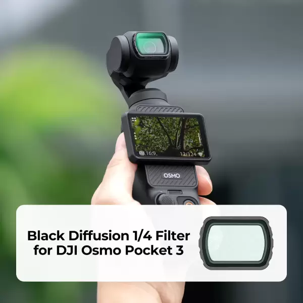 Фильтр K&F для DJI OSMO Pocket 3 Black Diffusion 1/4