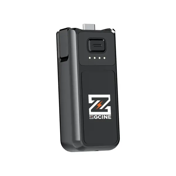 Батарейная ручка ZGCINE PK-H01 с разъёмом USB-C, вид спереди на белом фоне