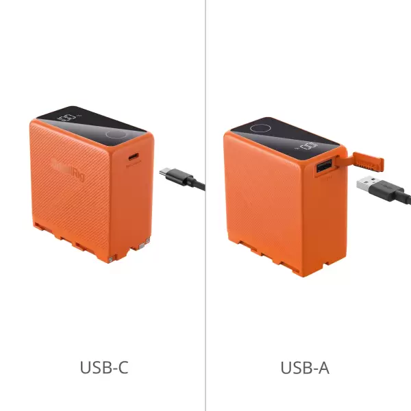 Аккумулятор SmallRig NP-F970 USB-C Orange 4576