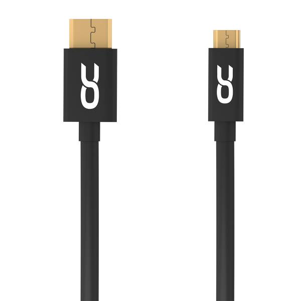 Гибкий провод OneCine Basic mini HDMI - micro HDMI [C на D] 150 см, 1.5 м