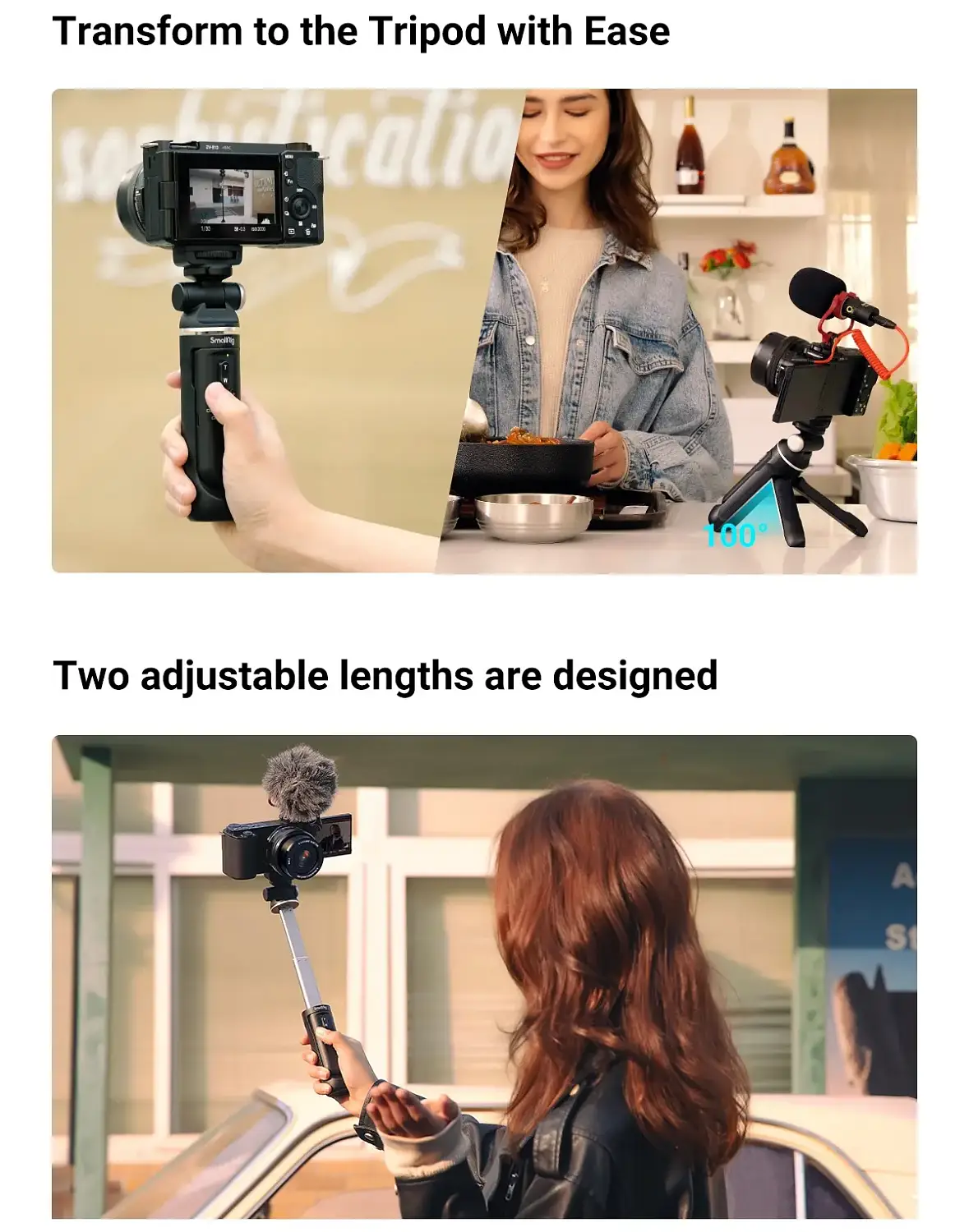Пульт с треногой SmallRig SR-RG1 для Sony, Canon 3326 черный