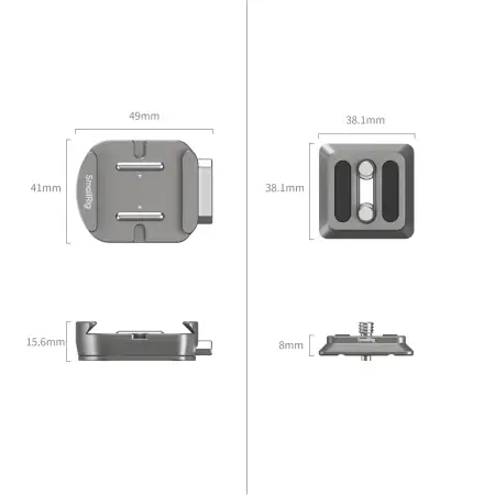 Адаптер с быстросъёмной площадкой SmallRig HawkLock H38 Arca-Swiss 4486