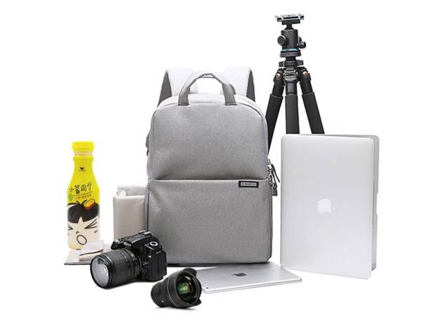Серый Рюкзак для камеры Caden L5