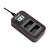 Зарядное устройство Kingma BM058-LPE12 на два аккумулятора Canon LP-E12 с LCD-экраном