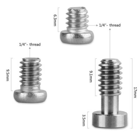 Набор болтиков SmallRig Hex Screw Pack (12 шт) 1713