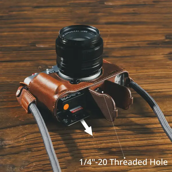 Кожаный чехол SmallRig Leather Case Kit для Fujifilm X-E5 (Коричневый) 5449