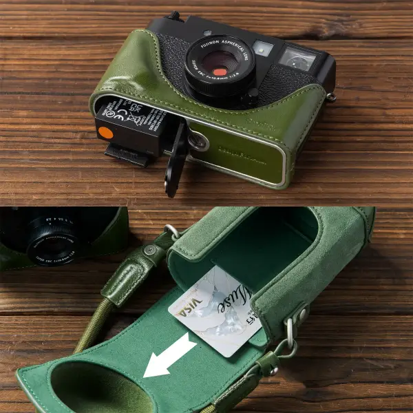 Кожанный чехол SmallRig Leather Kit для Fujifilm X half (Зеленый) 5220