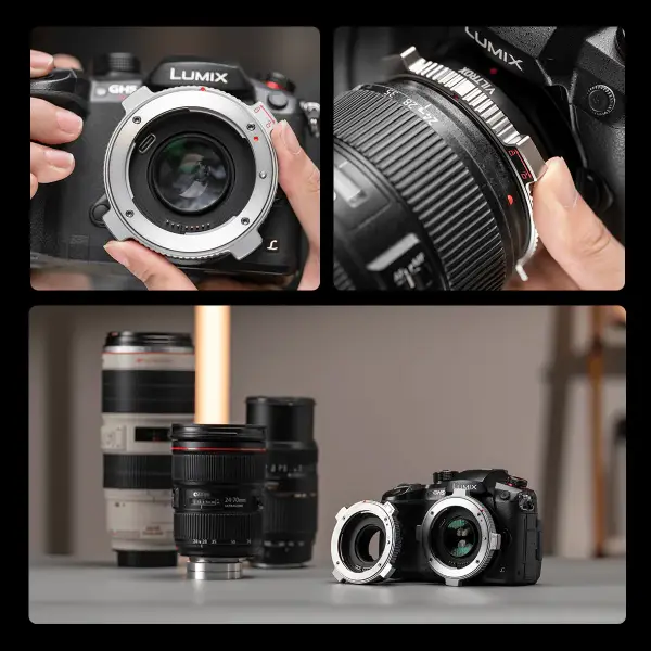 Переходное кольцо Viltrox EF-M2 Pro