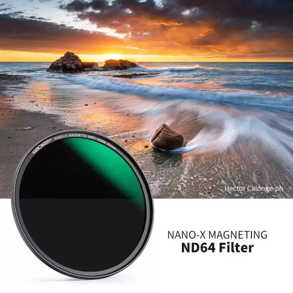 Фильтр магнитный K&F NANO X ND64 52 мм