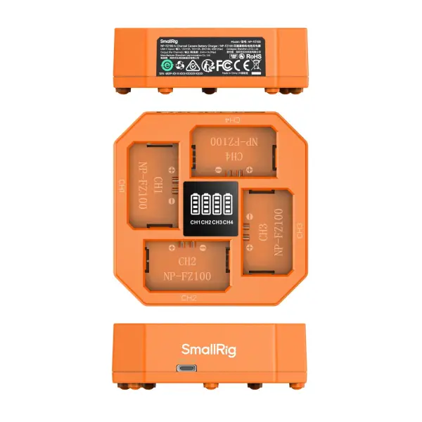 Зарядное устройство SmallRig NP-FZ100 на 4 аккумулятора 4839