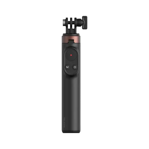 Монопод Telesin S1-CSS-08 — вид спереди с GoPro-креплением и винтом