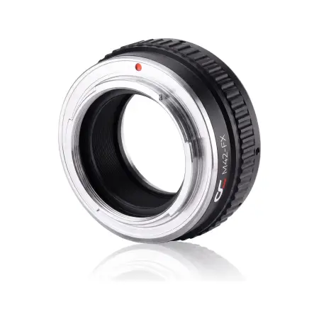 Переходное кольцо OneCine M42-FX со стороны байонета Fujifilm X