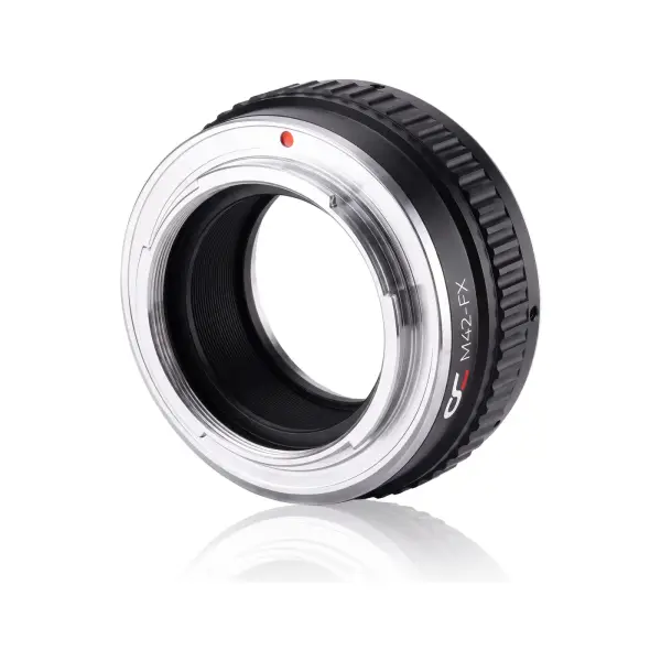 Переходное кольцо OneCine M42-FX со стороны байонета Fujifilm X