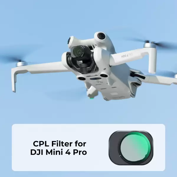 Фильтр K&F concept CPL поляризационный для DJI Mini 4 Pro Фильтр K&F concept CPL поляризационный для DJI Mini 4 Pro