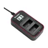 Зарядное устройство Kingma BM058-LPE17 на два аккумулятора Canon LP-E17 с LCD-экраном