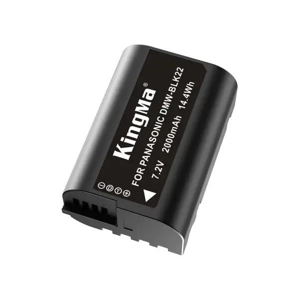 Аккумулятор Kingma DMW-BLK22 — тыльная сторона с маркировкой