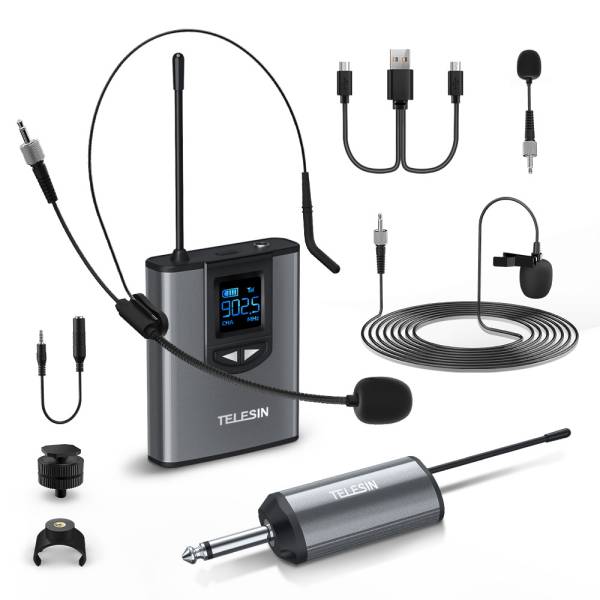 Радиосистема Telesin MIC-UHF-02 с петличкой