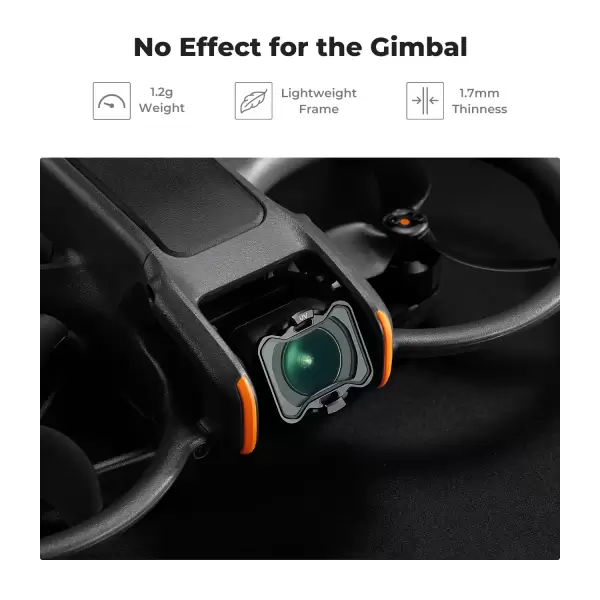 Фильтр K&F concept MCUV ультрафиолетовый для DJI Avata 2 Фильтр K&F concept MCUV ультрафиолетовый для DJI Avata 2