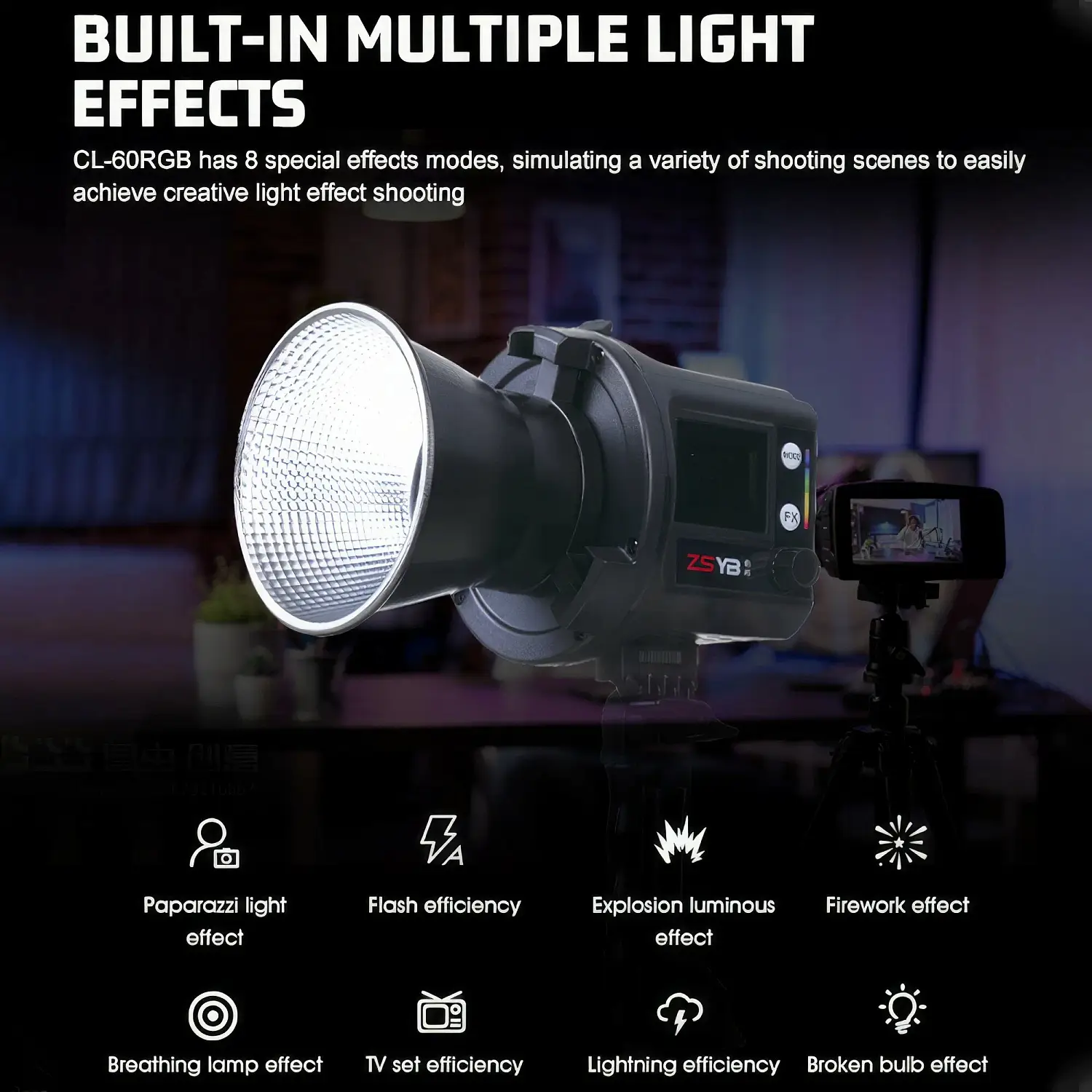 Свет ZSYB CL-60RGB