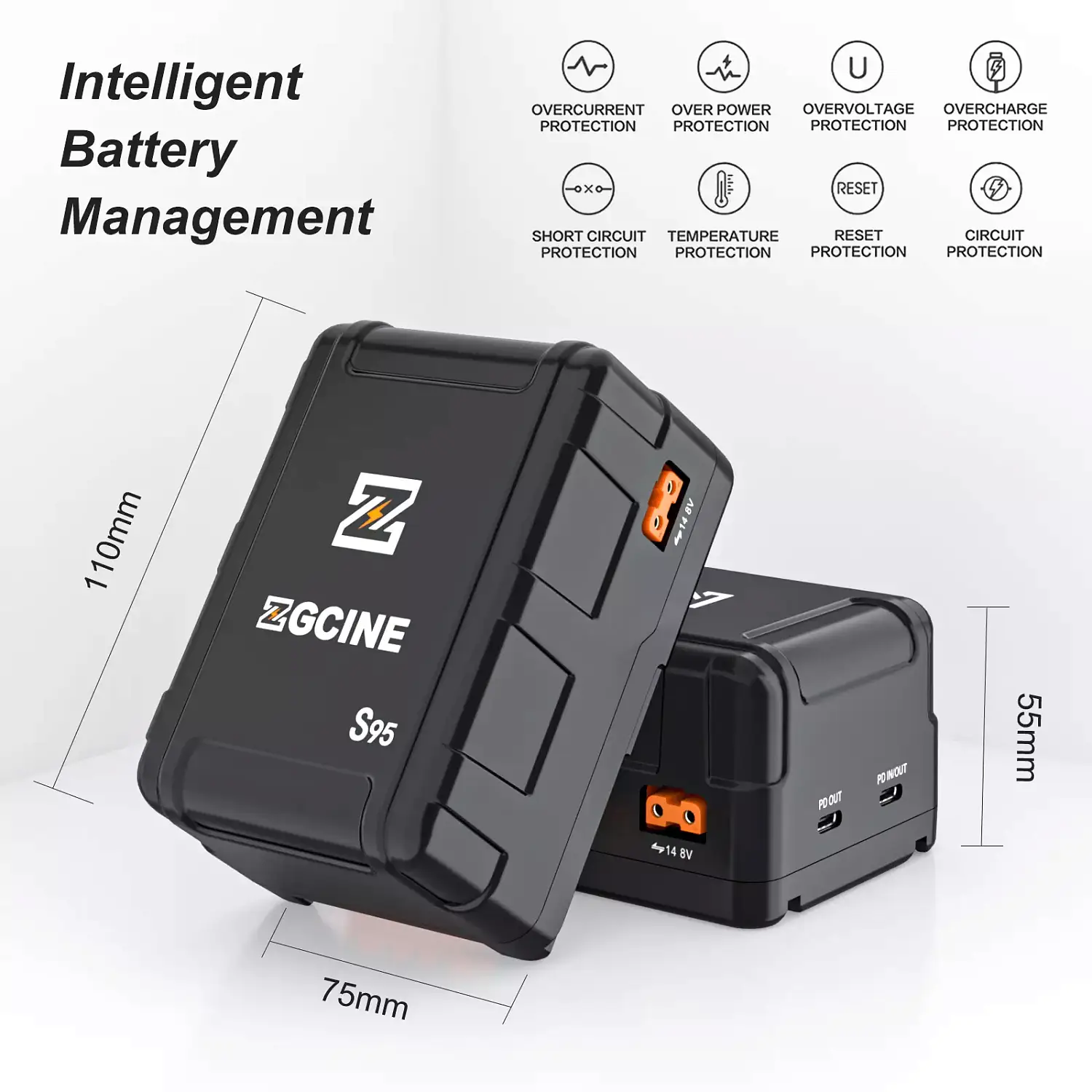Аккумулятор ZGCINE V-mount mini ZG-S95