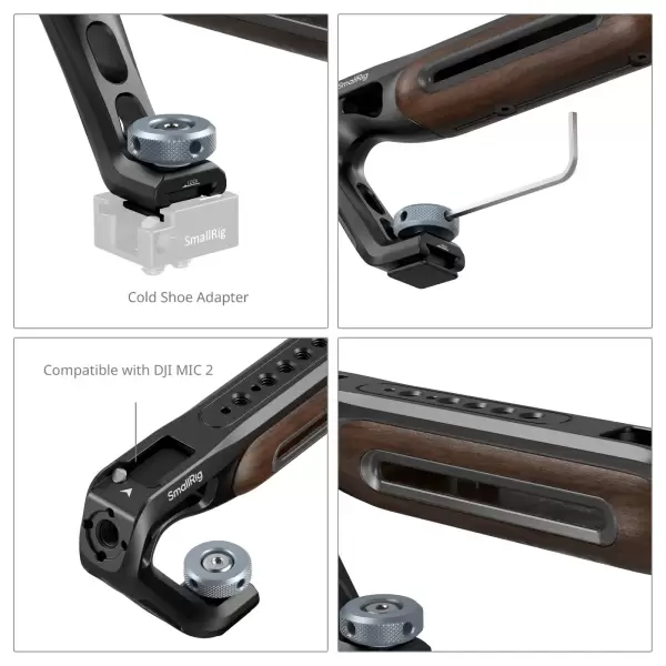 Ручка SmallRig Wooden Top Handle Cold Shoe Mount 5250 Ручка SmallRig Wooden Top Handle Cold Shoe Mount 5250