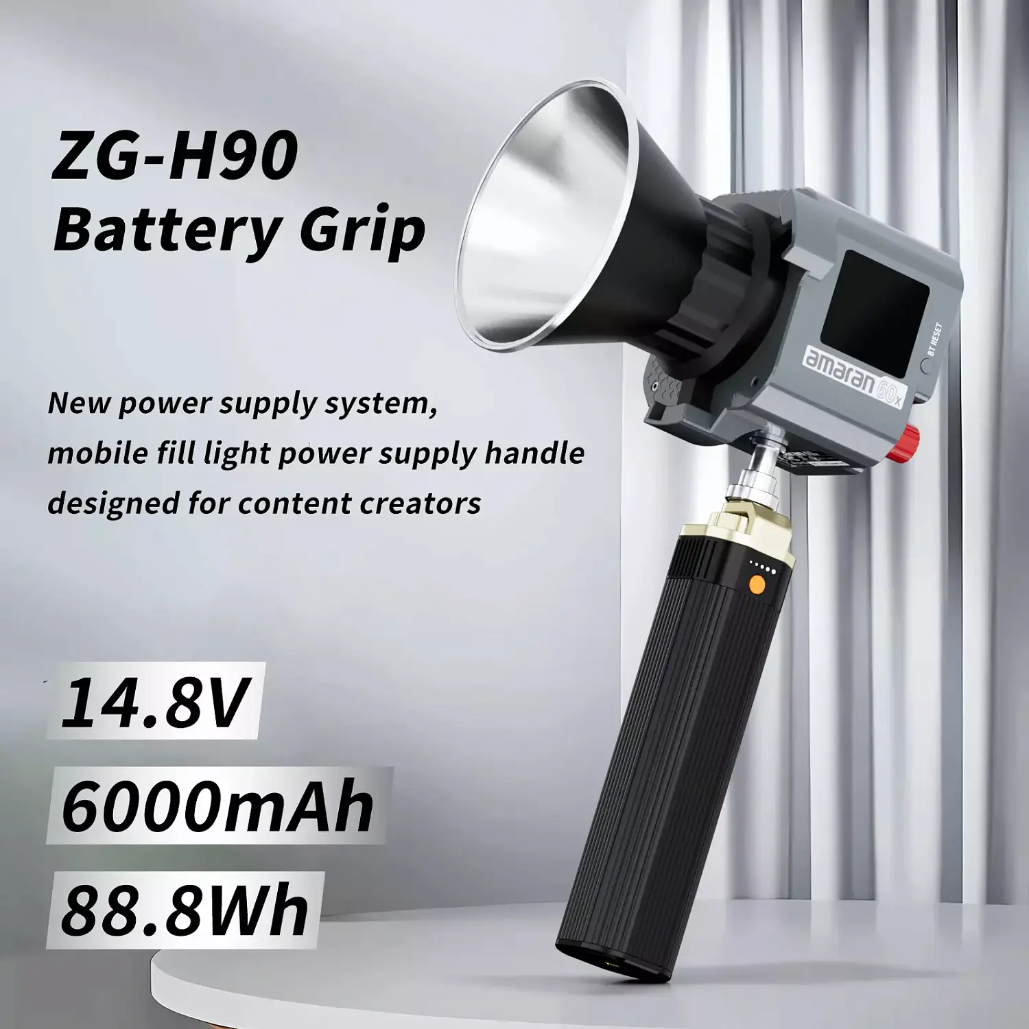 Аккумуляторная ручка ZGCINE ZG-H90 DTAP 90W