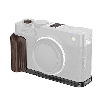 L-образная площадка с деревянной рукояткой SmallRig 6237 для Fujifilm X-E5, чёрная