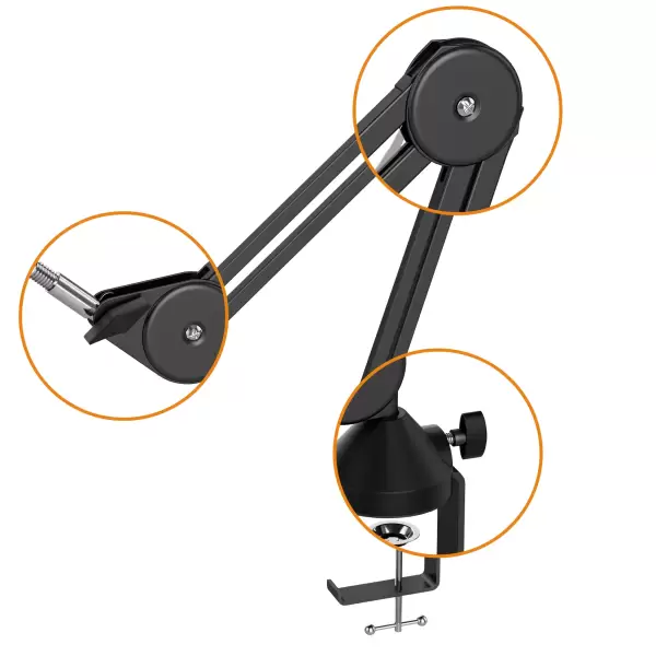 Стойка для микрофона Comica со студийной стрелой MS1-L Стойка для микрофона Comica со студийной стрелой MS1-L