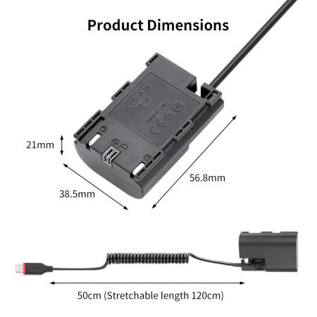 Kingma LP-E6 питание от USB-С для Canon