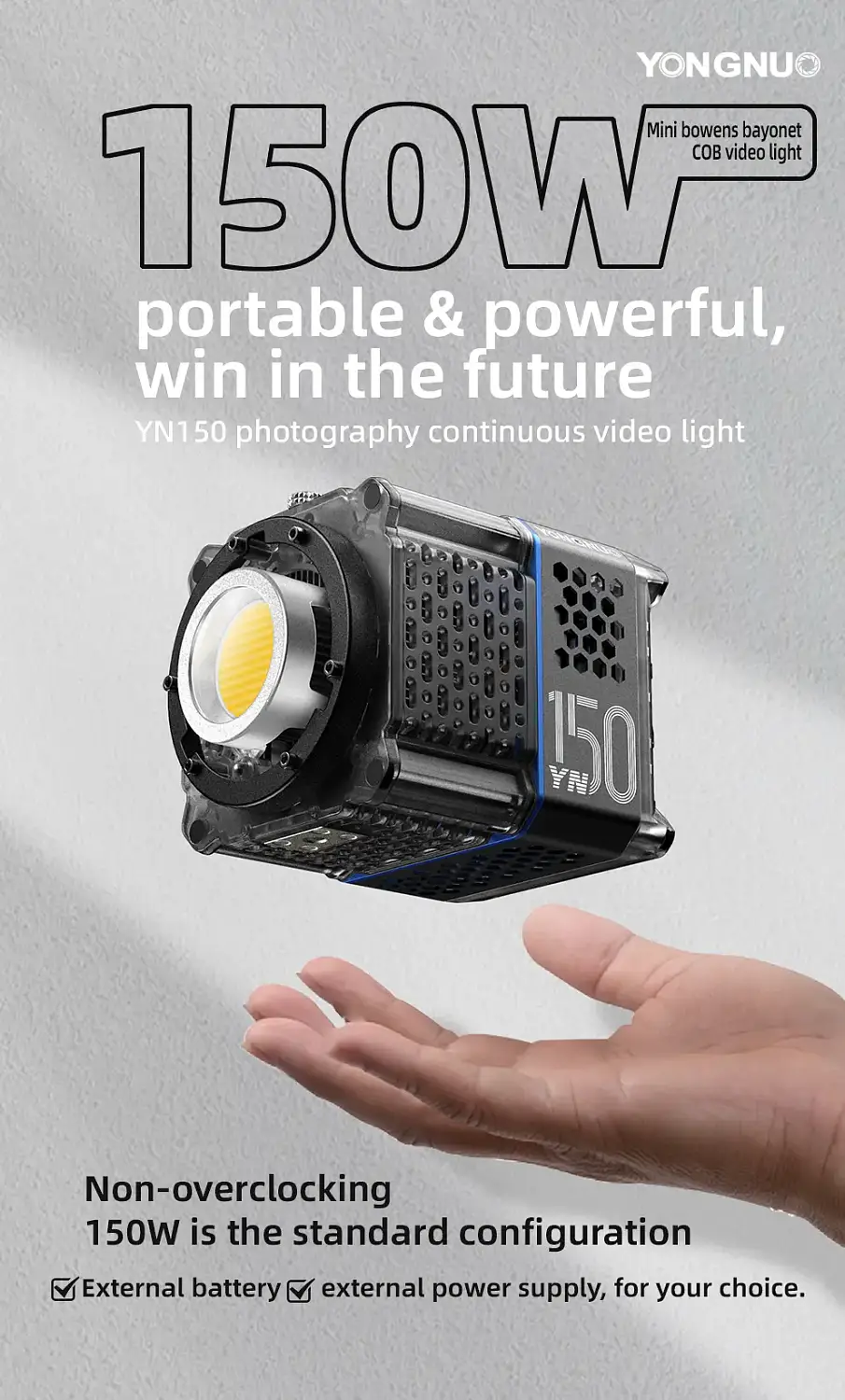 Свет Yongnuo YN150 3200-6500K lamp