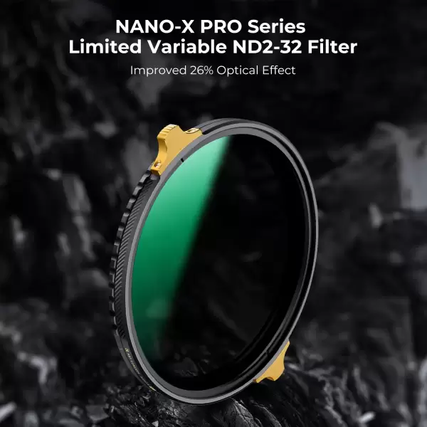 Фильтр K&F NANO X PRO Copper Frame переменной плотности ND2-32 77 мм Фильтр K&F NANO X PRO Copper Frame переменной плотности ND2-32 77 мм