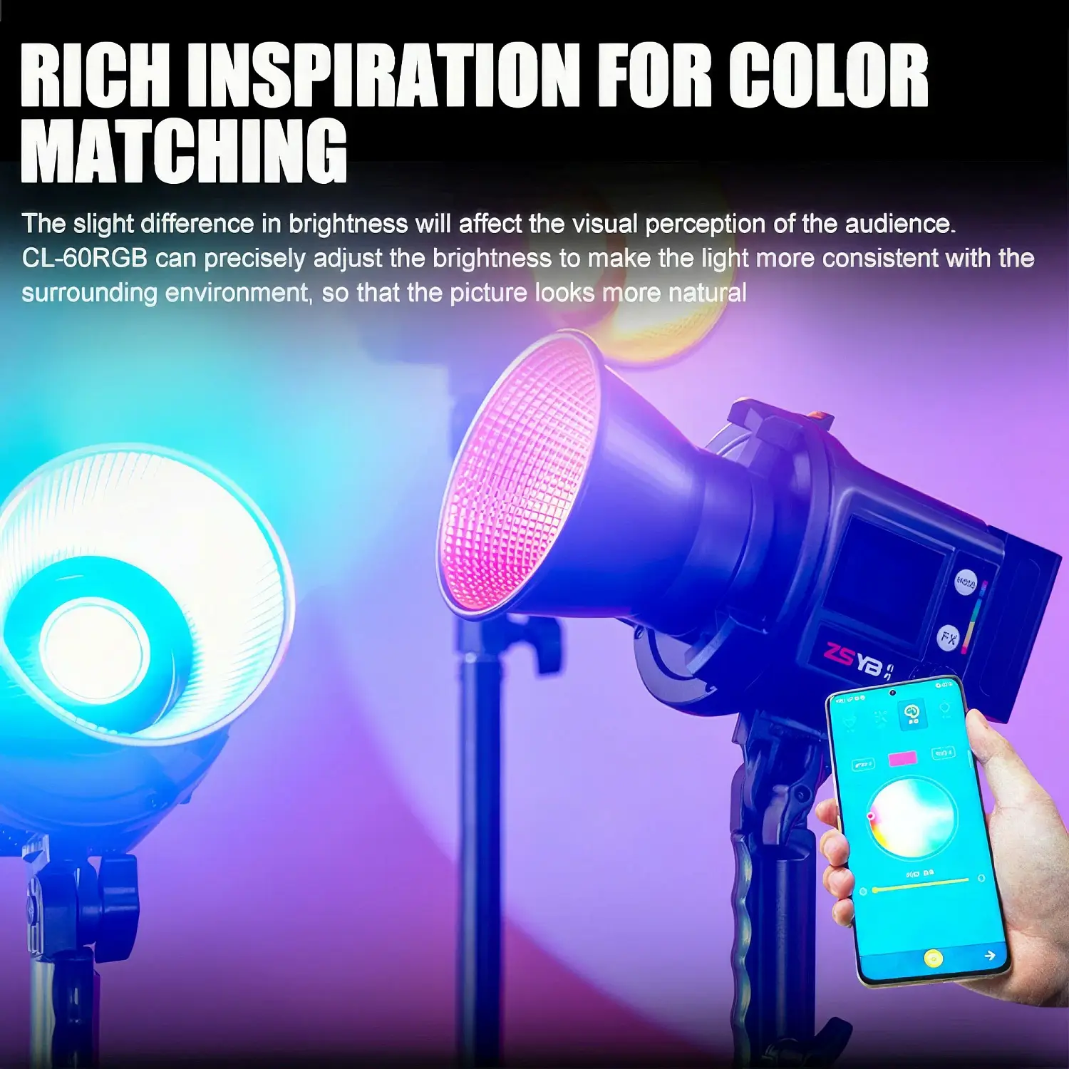 Свет ZSYB CL-60RGB