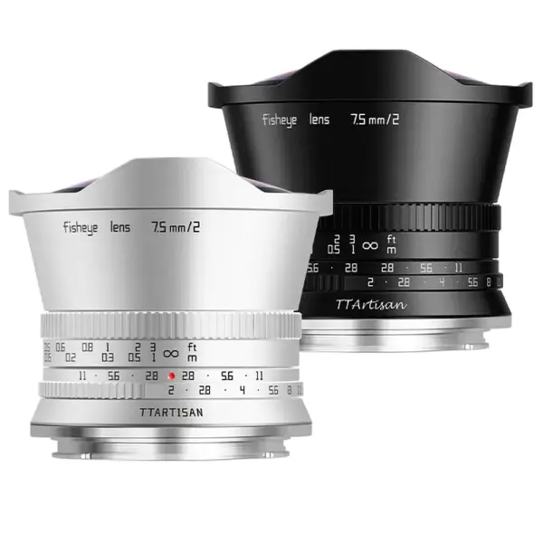 Объектив TTartisan 7.5 мм F2.0 APS-C для Nikon Z серебро