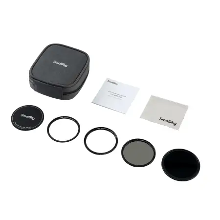 Набор фильтров SmallRig 5 в 1 Kit VND 2-32 & CPL, 1/4 Effect Black Mist 67 мм 4726