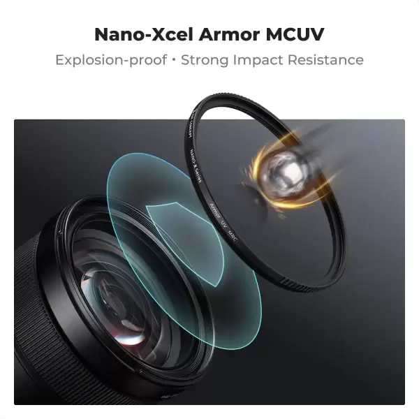 Фильтр K&F Nano X Armor MC UV ультрафиолетовый 82 мм