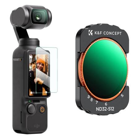 Фильтр K&F для DJI Osmo Pocket 3 action camera ND32-512